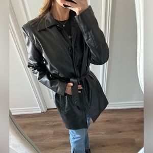 Danier Leather Trench Coar